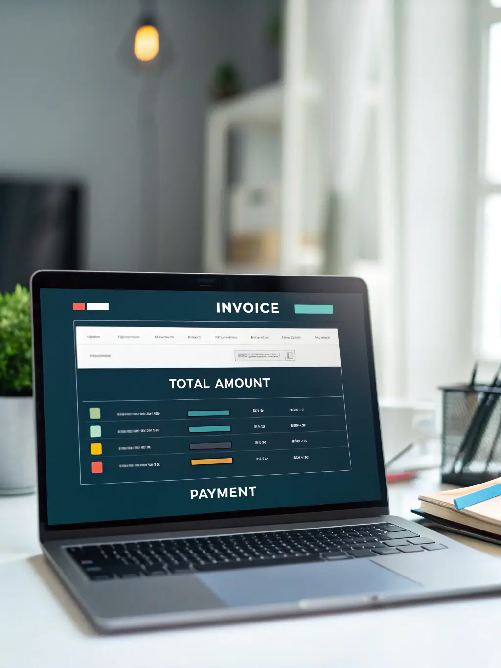 A visual representation of Ramp's bill payment system, showing invoices being paid automatically and securely, with a focus on the ease of use and integration with accounting software.